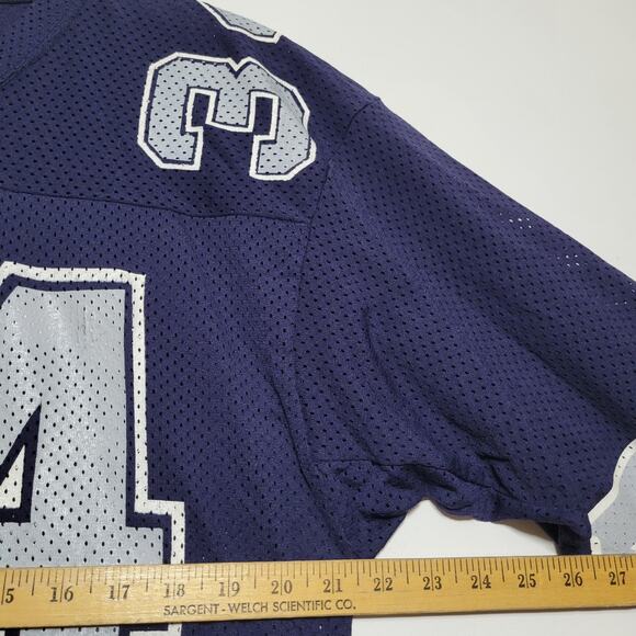 Sand Knit Macgregor Dallas Cowboys Hershel Walker #34 NFL Football Jersey Large - Picture 13 of 14